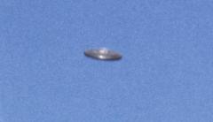 Alien craft in sky