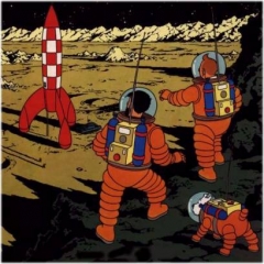 Tintin sur la lune