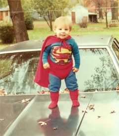 When Superman was a kid ...